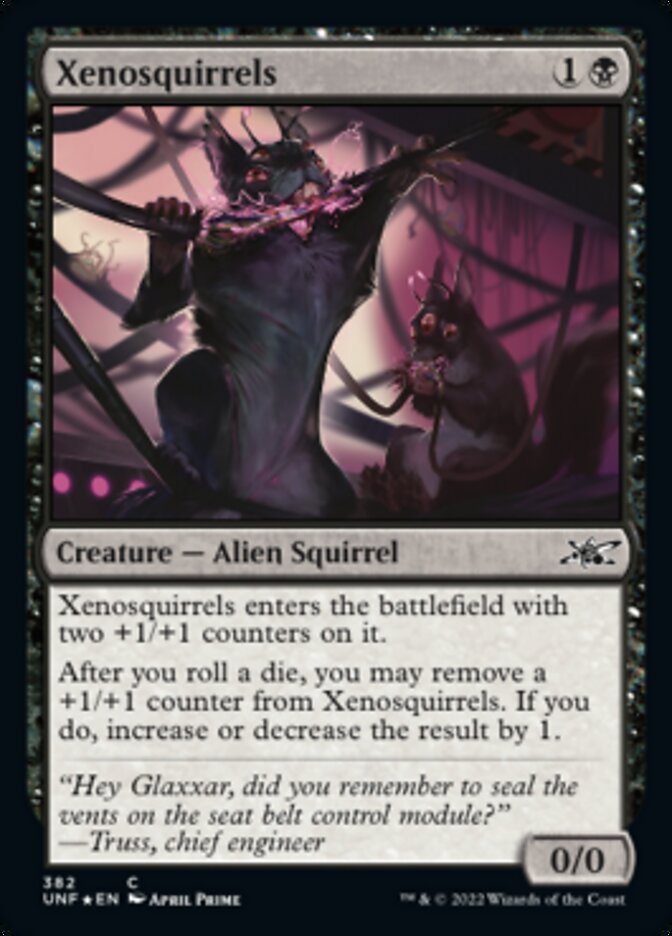 Xenosquirrels (Galaxy Foil) [Unfinity] | Webway Games