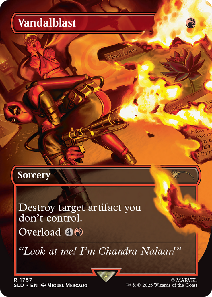 Vandalblast (1757) (Rainbow Foil) [Secret Lair Drop Series] | Webway Games