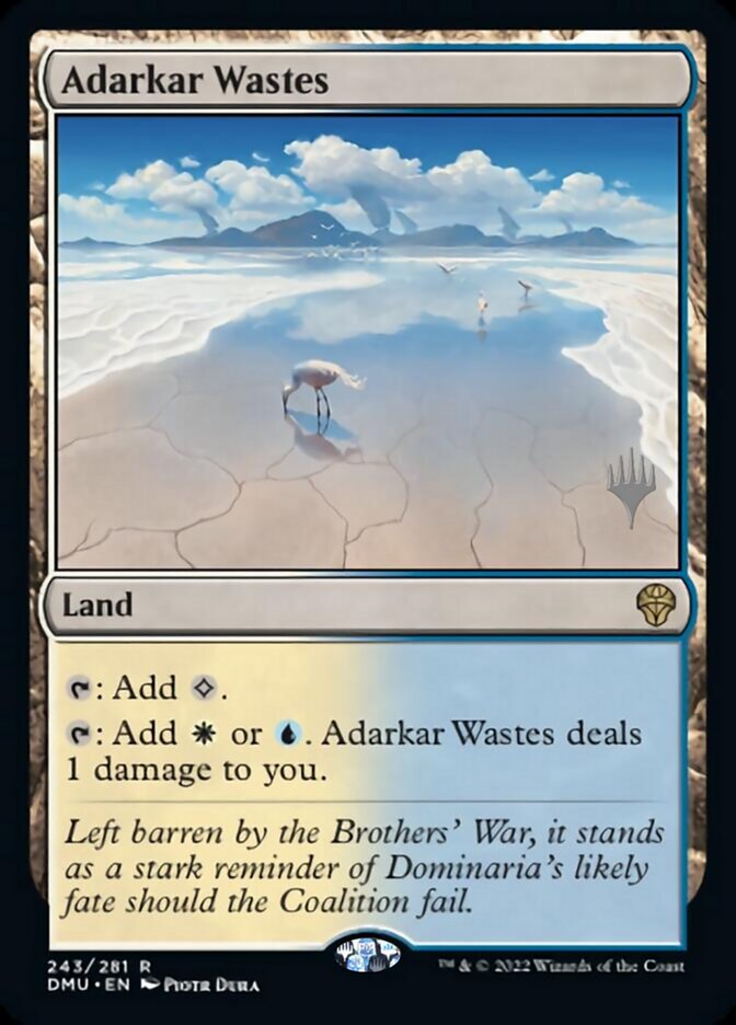 Adarkar Wastes (Promo Pack) [Dominaria United Promos] | Webway Games