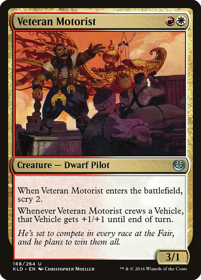 Veteran Motorist [Kaladesh] | Webway Games