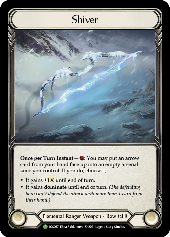 Shiver [LGS067] (Promo)  Cold Foil | Webway Games