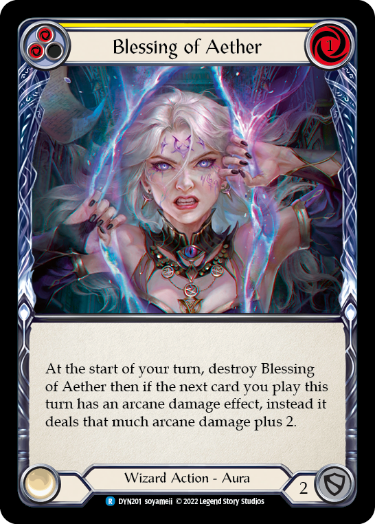 Blessing of Aether (Yellow) [DYN201] (Dynasty) | Webway Games