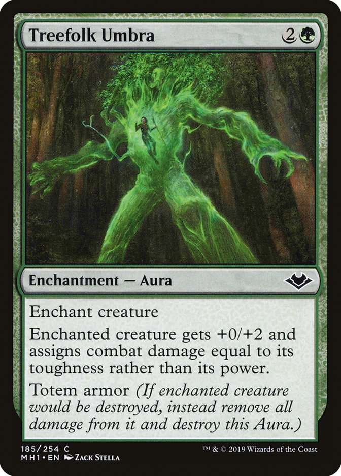 Treefolk Umbra [Modern Horizons] | Webway Games