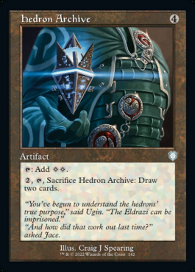 Hedron Archive (Retro) [The Brothers' War Commander] | Webway Games
