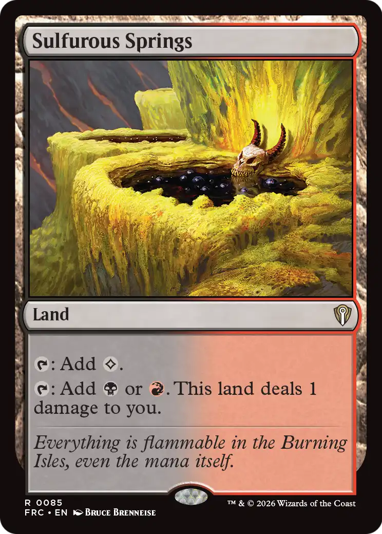 Sulfurous Springs [Reality Fracture Commander] | Webway Games