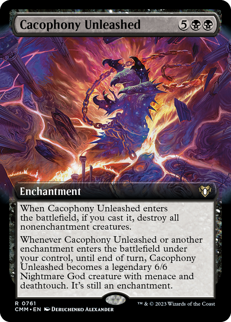 Cacophony Unleashed (Extended Art) [Commander Masters] | Webway Games