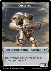 Thopter // Construct (41) Double-Sided Token [Commander Masters Tokens] | Webway Games