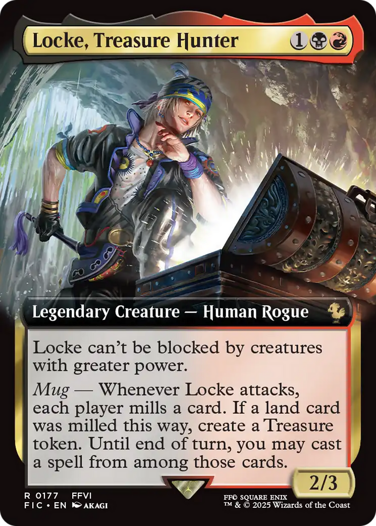 Locke, Treasure Hunter (Extended Art) [FINAL FANTASY Commander] | Webway Games