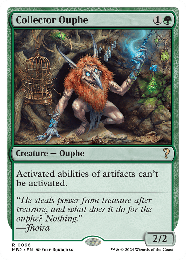 Collector Ouphe (White Border) [Mystery Booster 2] | Webway Games