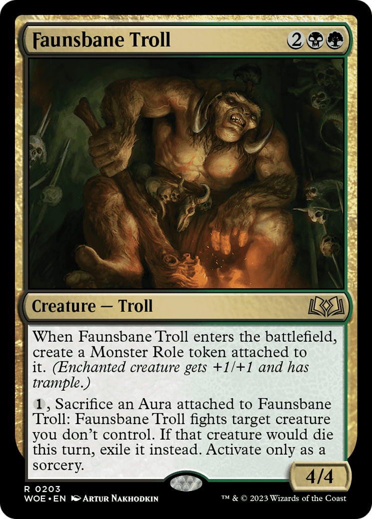 Faunsbane Troll [Wilds of Eldraine] | Webway Games