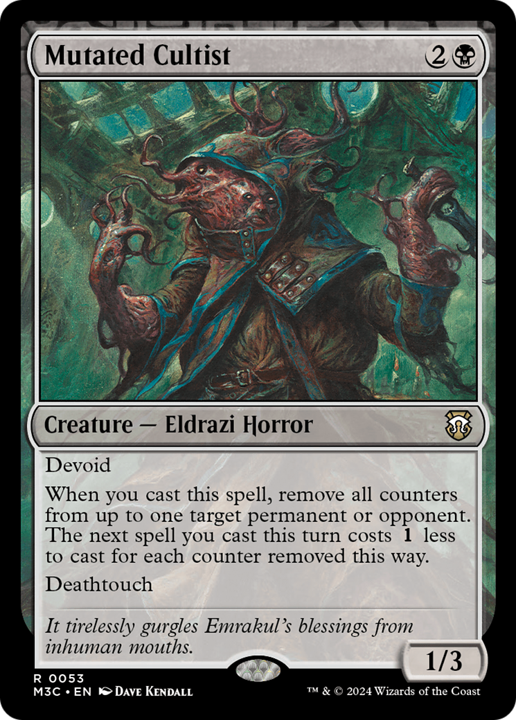 Mutated Cultist [Modern Horizons 3 Commander] | Webway Games