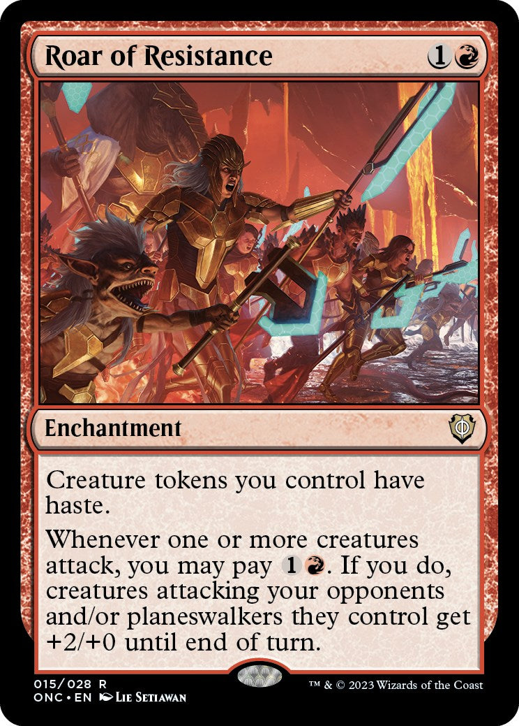 Roar of Resistance [Phyrexia: All Will Be One Commander] | Webway Games