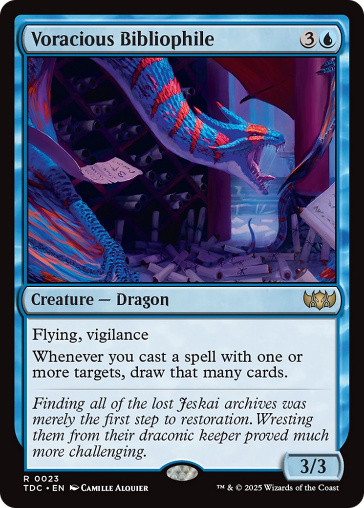 Voracious Bibliophile [Tarkir: Dragonstorm Commander] | Webway Games