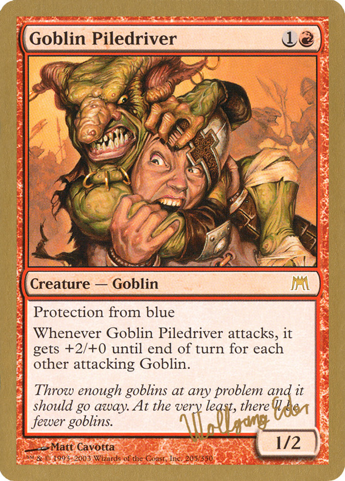 Goblin Piledriver (Wolfgang Eder) [World Championship Decks 2003] | Webway Games