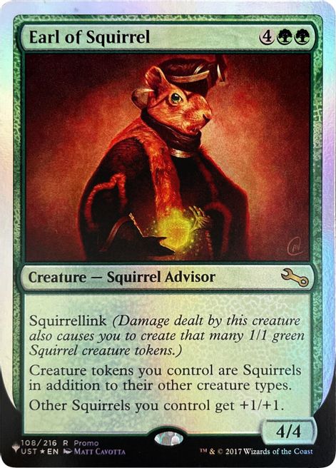 Earl of Squirrel (Unfinity Foil Edition) [The List] | Webway Games