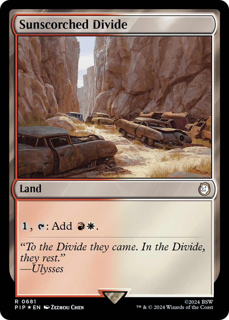 Sunscorched Divide (Surge Foil) [Fallout] | Webway Games