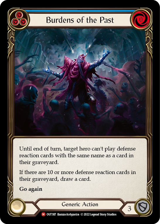 Burdens of the Past [OUT187] (Outsiders)  Rainbow Foil | Webway Games