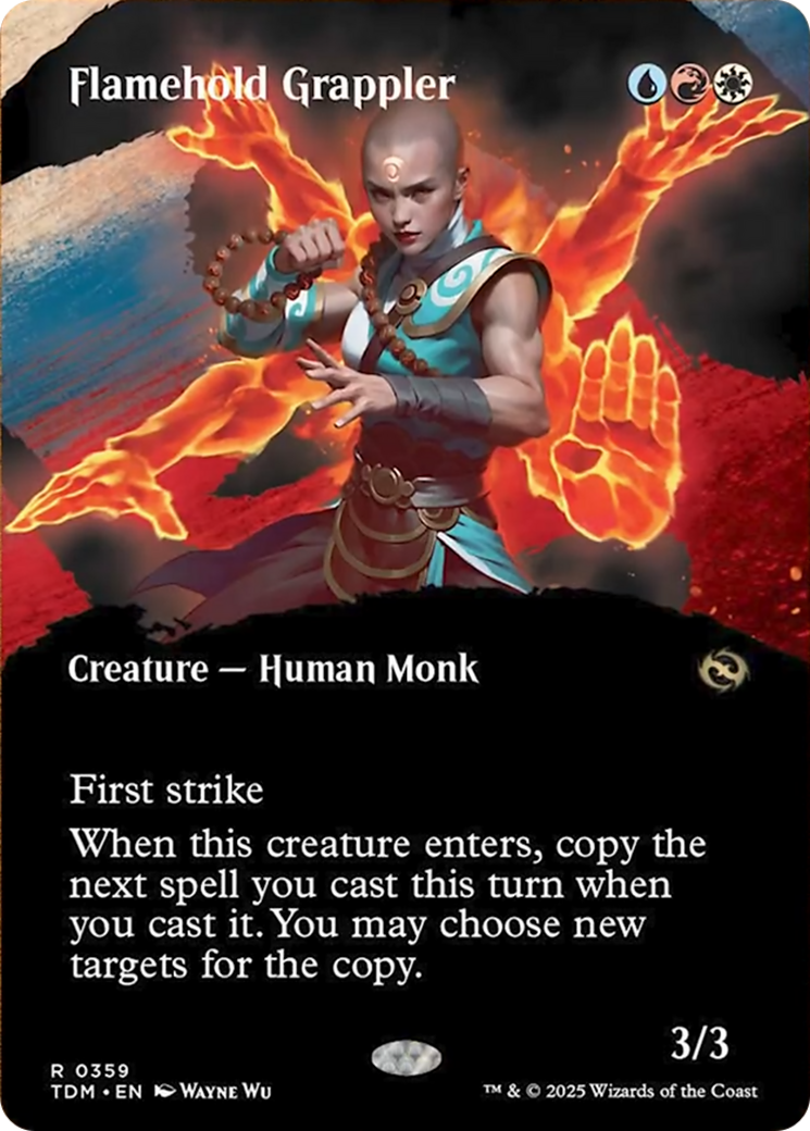 Flamehold Grappler (Borderless) [Tarkir: Dragonstorm] | Webway Games