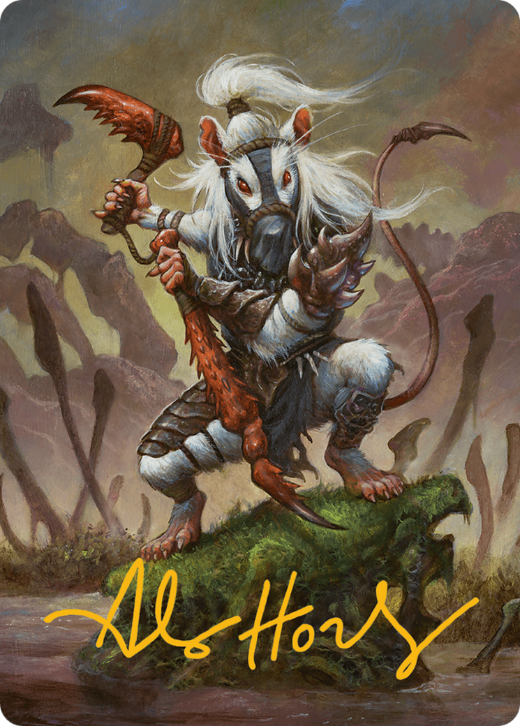 Ink-Eyes, Servant of Oni Art Card (Gold-Stamped Signature) [Bloomburrow Art Series] | Webway Games