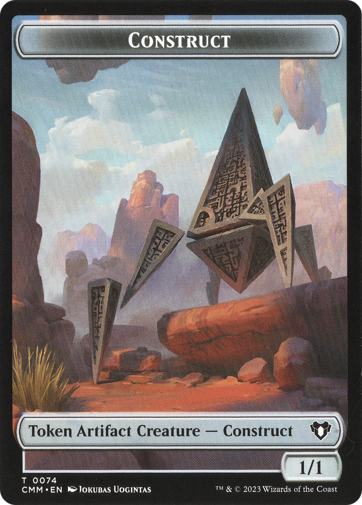Thopter // Construct (0074) Double-Sided Token [Commander Masters Tokens] | Webway Games