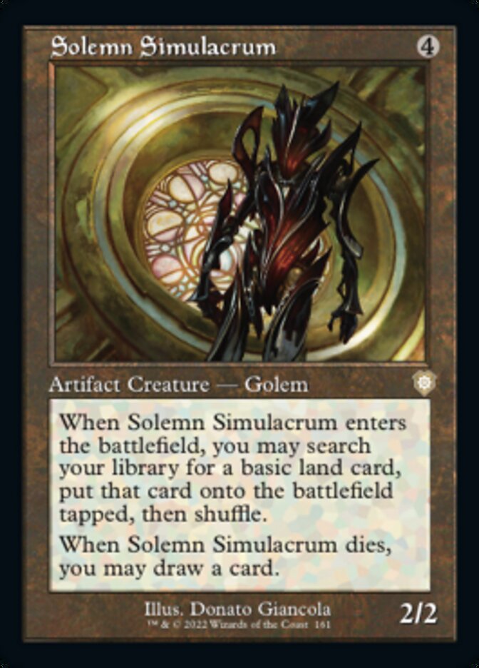 Solemn Simulacrum (Retro) [The Brothers' War Commander] | Webway Games
