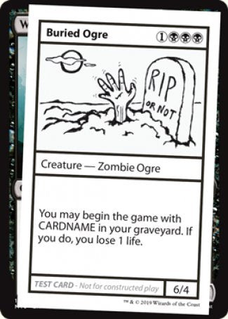 Buried Ogre (2021 Edition) [Mystery Booster Playtest Cards] | Webway Games