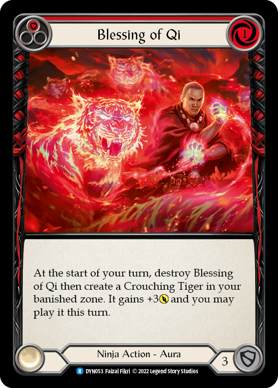 Blessing of Qi (Red) [DYN053] (Dynasty) | Webway Games