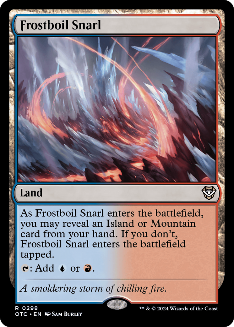 Frostboil Snarl [Outlaws of Thunder Junction Commander] | Webway Games