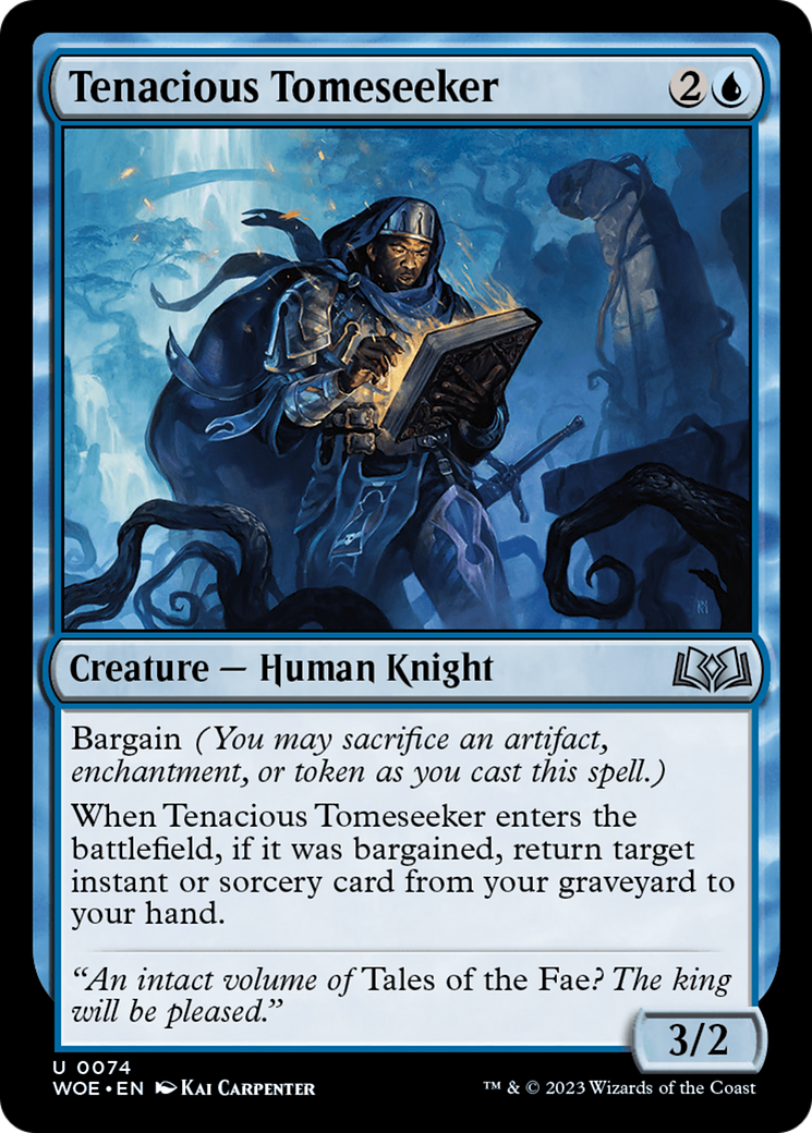 Tenacious Tomeseeker [Wilds of Eldraine] | Webway Games