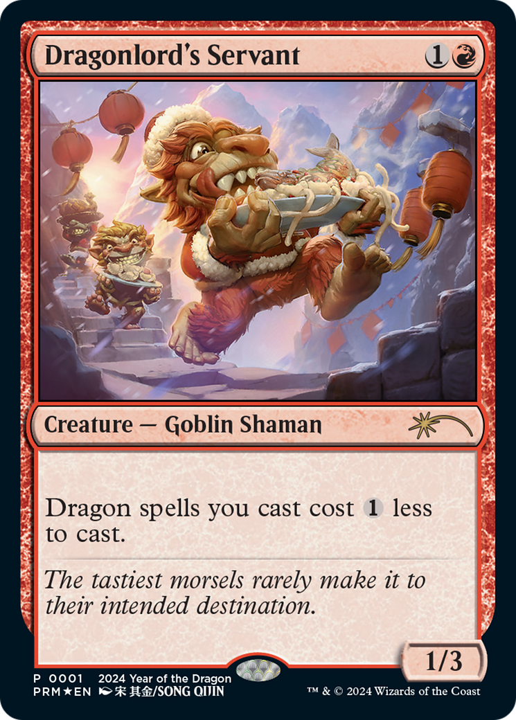 Dragonlord's Servant (Year of the Dragon 2024) [Standard Showdown Promos] | Webway Games