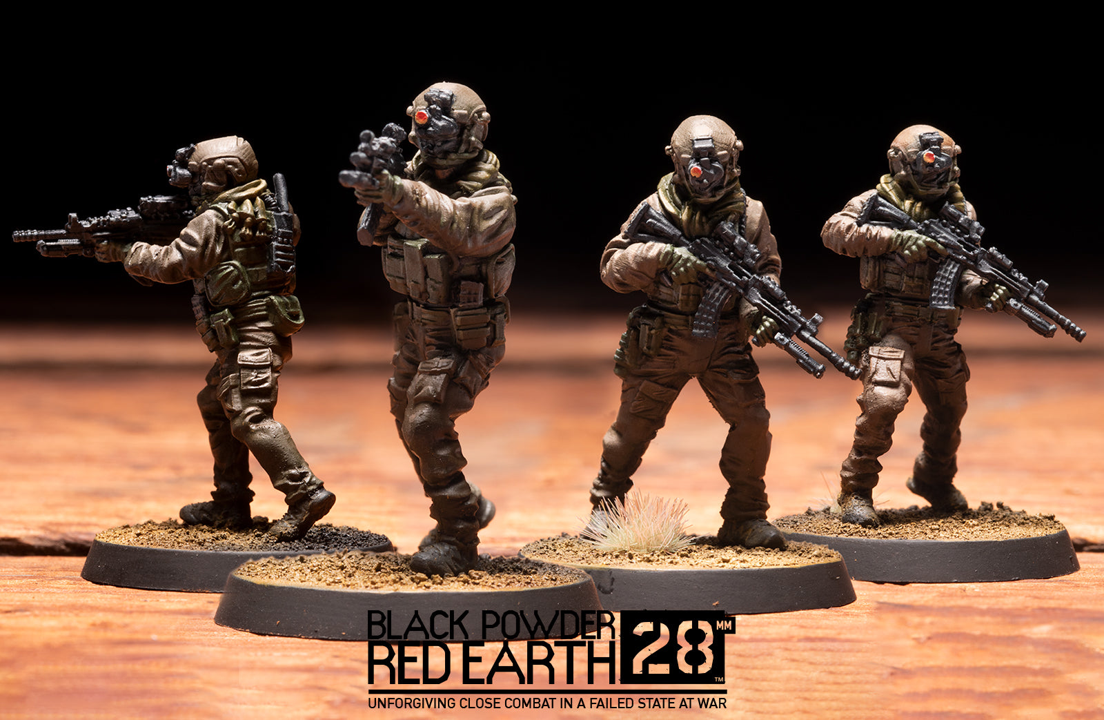 Black Powder Red Earth 28MM Small Unit Kill Team Mercenaries + AAYARI Guard Fighters | Webway Games