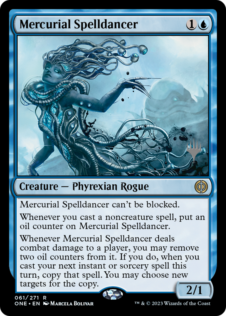 Mercurial Spelldancer (Promo Pack) [Phyrexia: All Will Be One Promos] | Webway Games