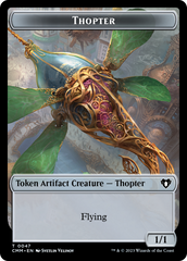 Thopter // Elemental (0025) Double-Sided Token [Commander Masters Tokens] | Webway Games