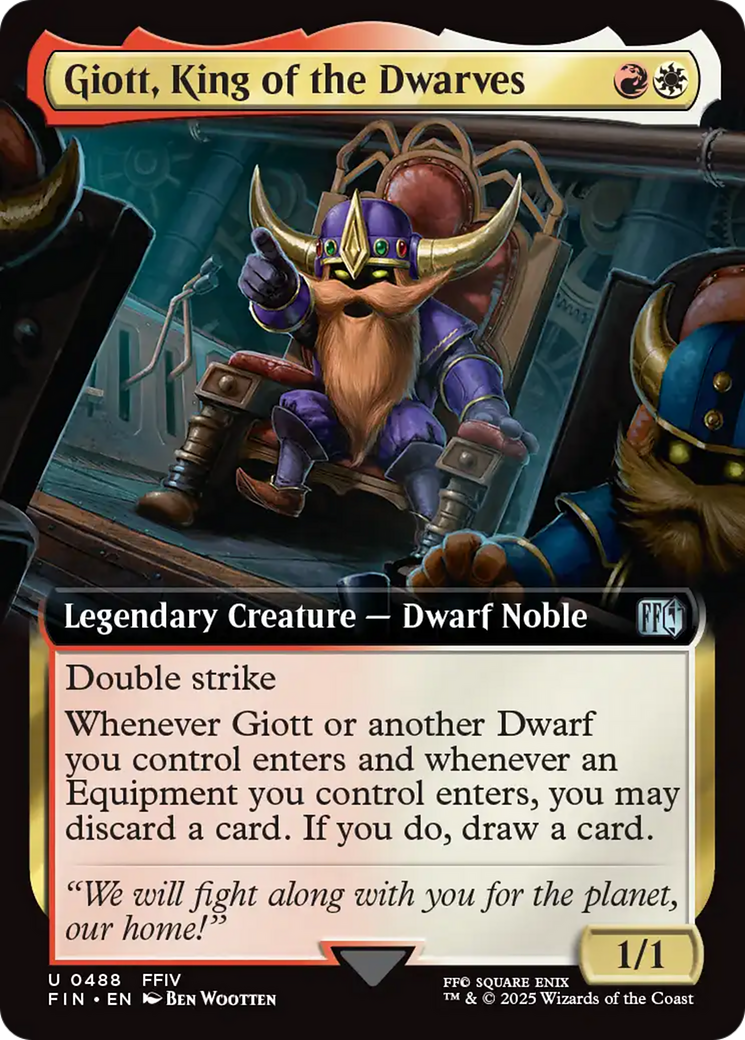 Giott, King of the Dwarves (Extended Art) [FINAL FANTASY] | Webway Games