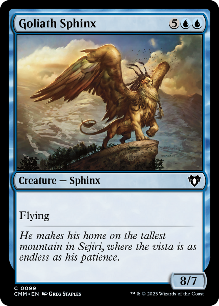 Goliath Sphinx [Commander Masters] | Webway Games