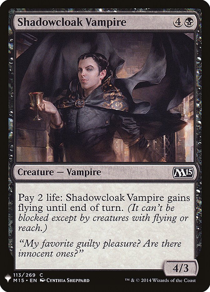 Shadowcloak Vampire [Mystery Booster] | Webway Games