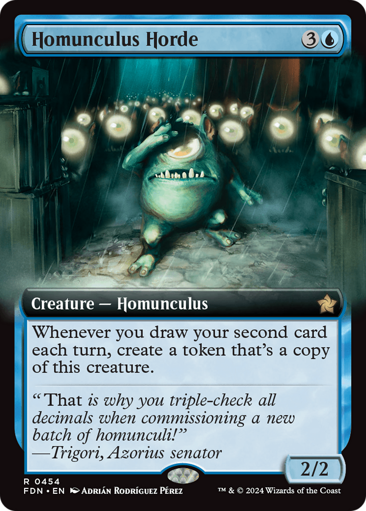 Homunculus Horde (Extended Art) [Foundations] | Webway Games