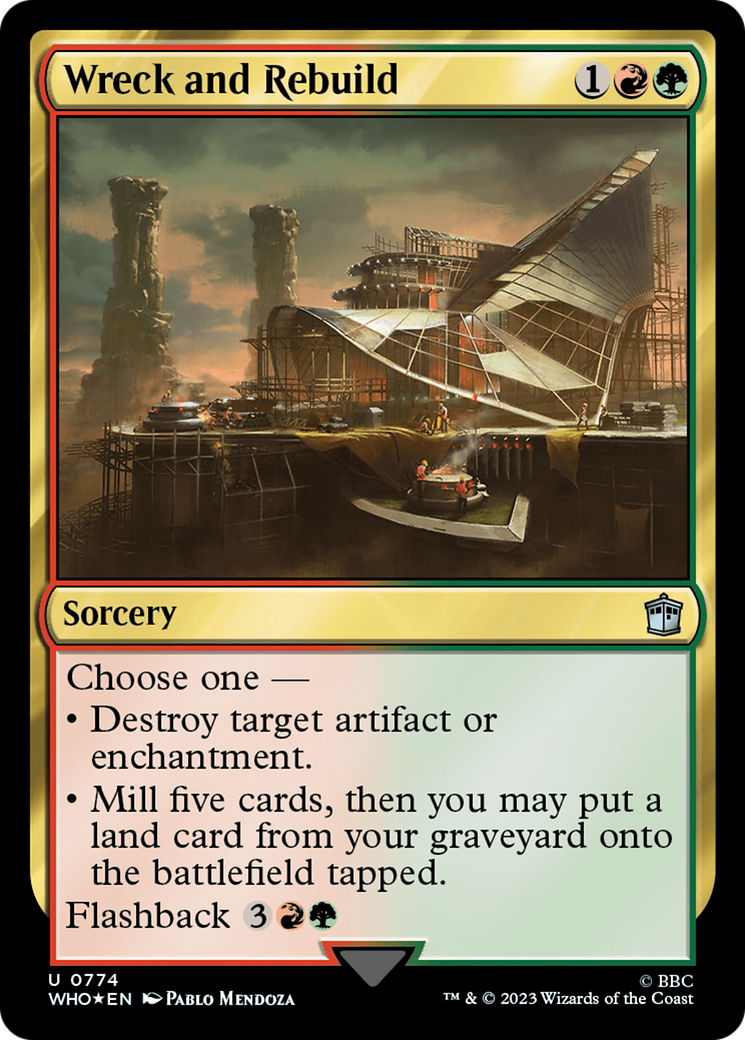 Wreck and Rebuild (Surge Foil) [Doctor Who] | Webway Games