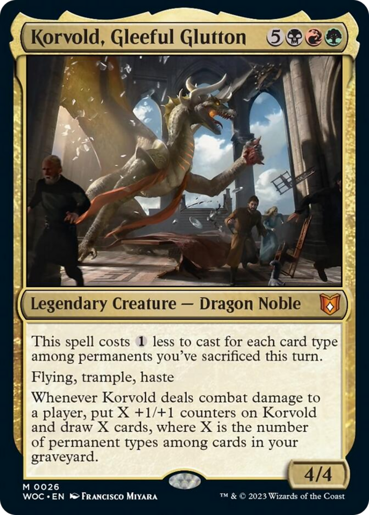 Korvold, Gleeful Glutton [Wilds of Eldraine Commander] | Webway Games
