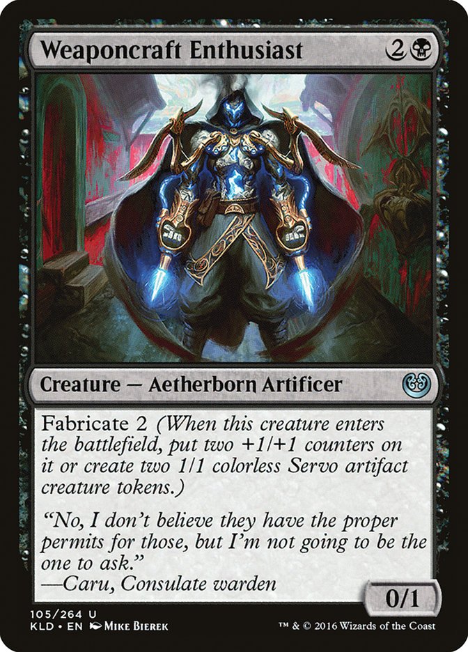 Weaponcraft Enthusiast [Kaladesh] | Webway Games