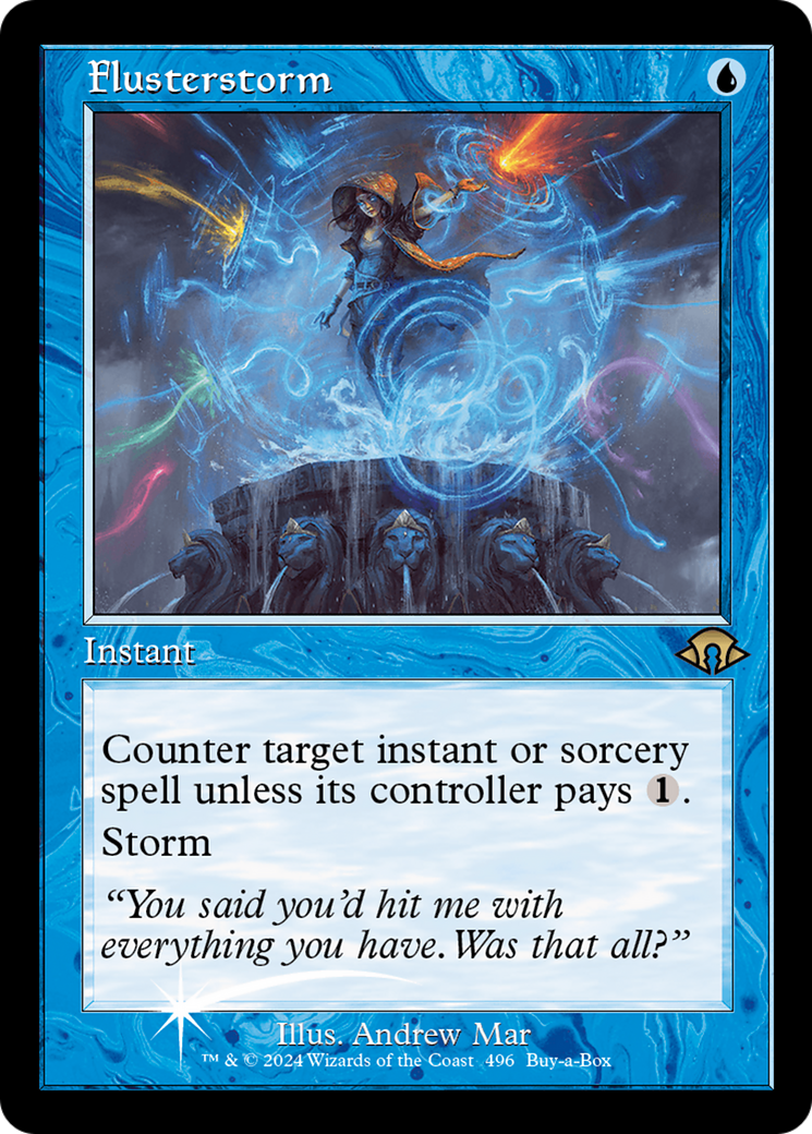 Flusterstorm (Retro Frame) [Modern Horizons 3 Prerelease Promos] | Webway Games
