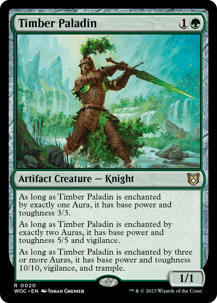 Timber Paladin [Wilds of Eldraine Commander] | Webway Games