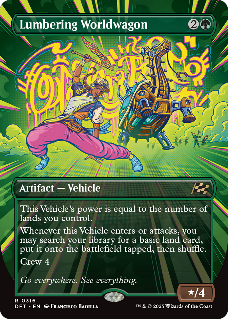 Lumbering Worldwagon (Borderless) [Aetherdrift] | Webway Games