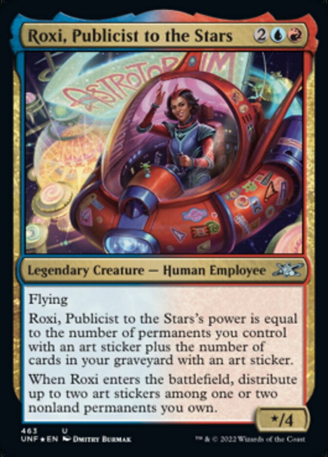 Roxi, Publicist to the Stars (Galaxy Foil) [Unfinity] | Webway Games