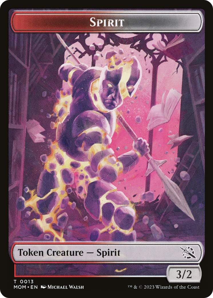 Elemental (09) // Spirit (13) Double-Sided Token [March of the Machine Tokens] | Webway Games
