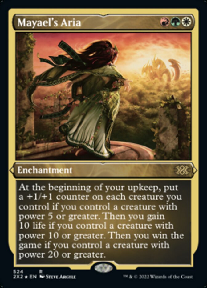 Mayael's Aria (Foil Etched) [Double Masters 2022] | Webway Games