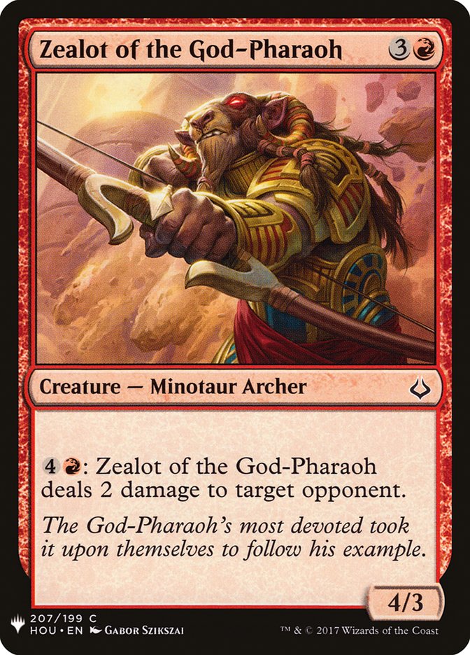 Zealot of the God-Pharaoh [Mystery Booster] | Webway Games