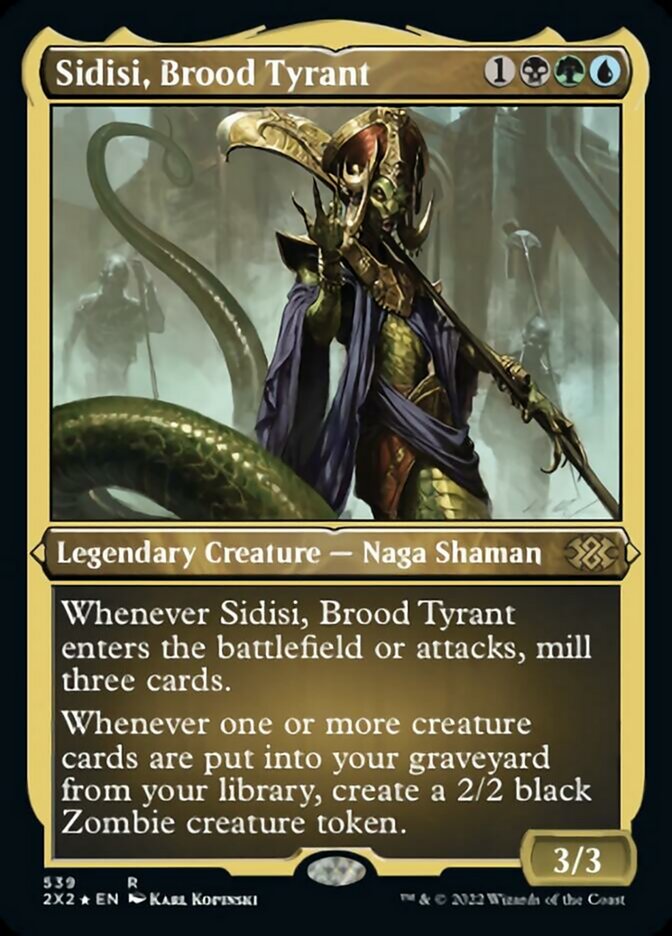 Sidisi, Brood Tyrant (Foil Etched) [Double Masters 2022] | Webway Games