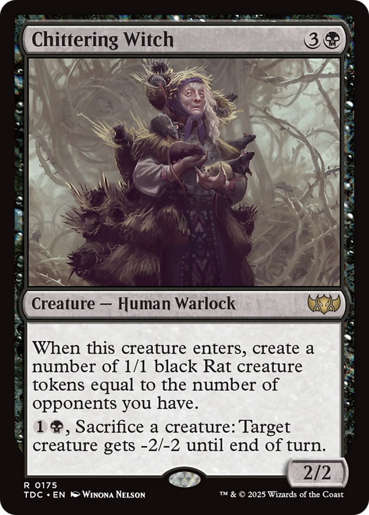 Chittering Witch [Tarkir: Dragonstorm Commander] | Webway Games