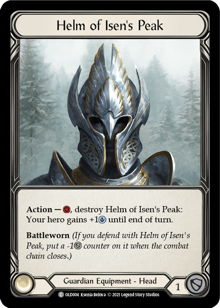 Helm of Isen's Peak [OLD004] (Tales of Aria Oldhim Blitz Deck)  1st Edition Normal | Webway Games